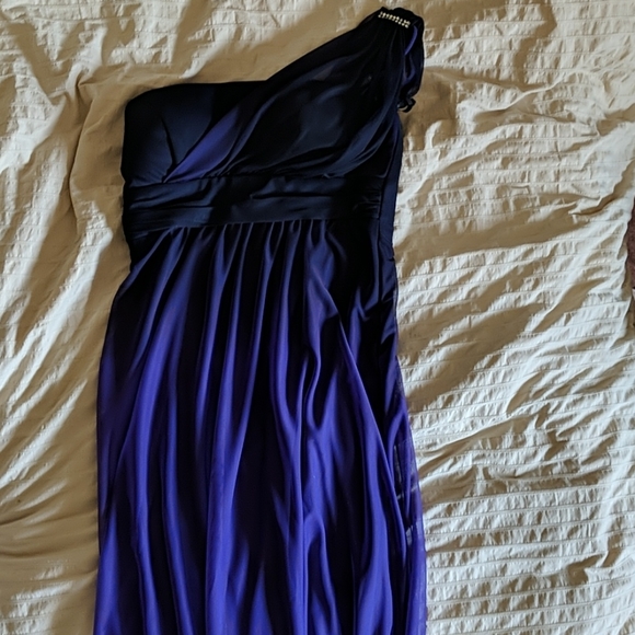 Purple and Black long dress - Picture 1 of 5